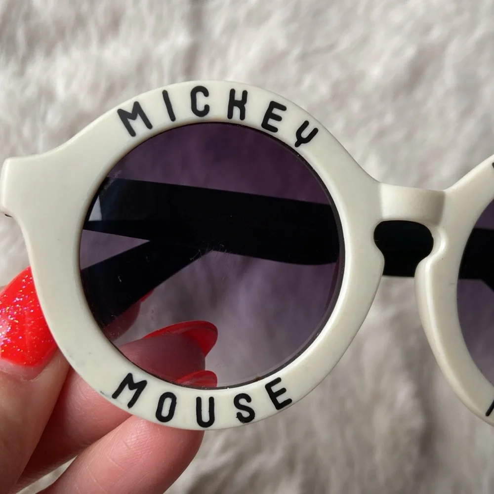 Junk Food x Disney Mickey Mouse sunglasses baby toddler circle frame disneyland